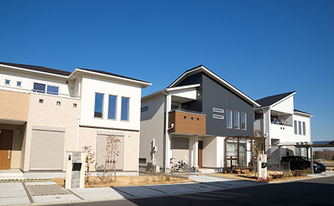 一戸建て新築住宅の画像